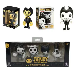 new pop bendy and the ink machine game figure doll action figures kids collections bendy pvc toys set free global shipping