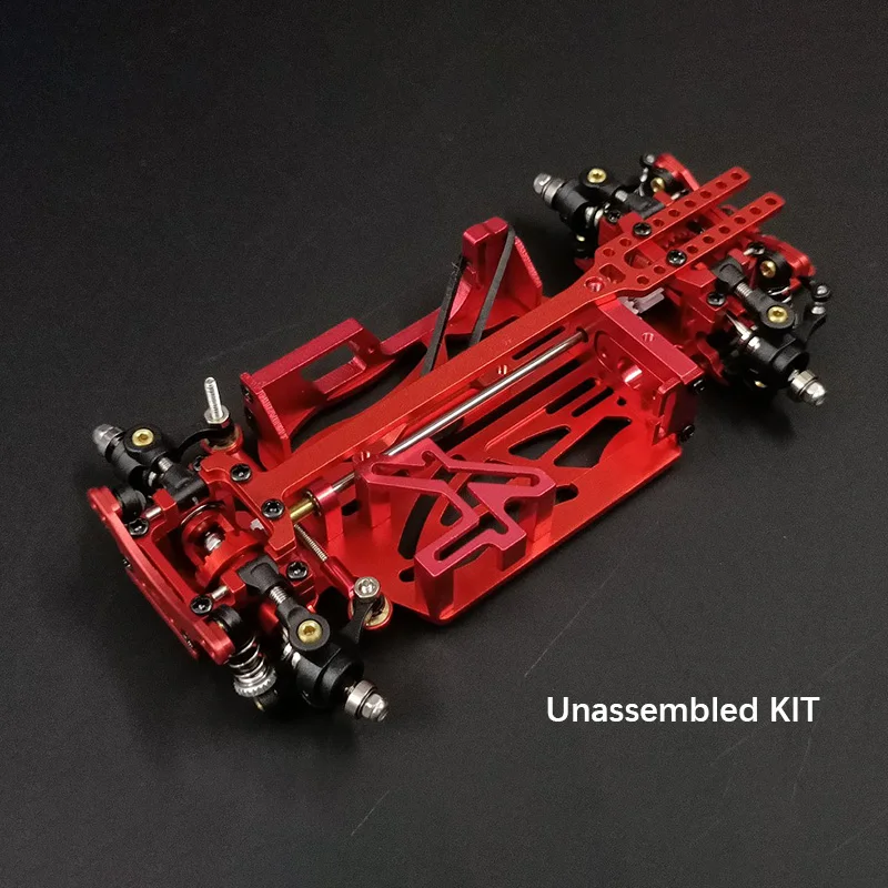 

HGM Toys MINI Q9 106MM Wheelbase Metal Chassis KIT For 1/28 KYOSHO 1/24 TAMIYA Drift Racing RC Car Vehicle Model TH19459-SMT5