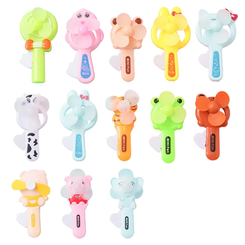 

Fan Mini Portable Cartoon Cubs Hand Pressure Fan Page Manual Kids Handheld Summer Wholesale Mini Air Conditioner Portable