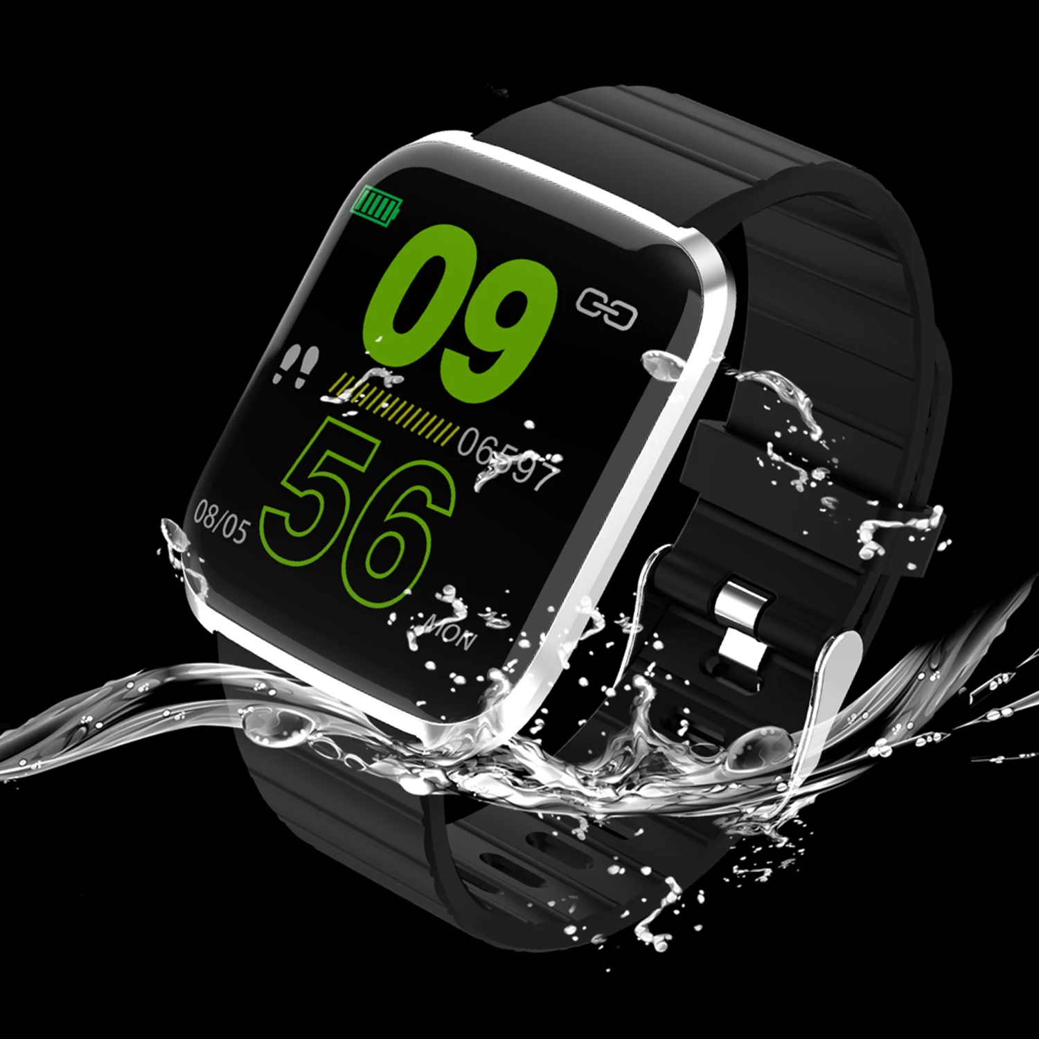 Мужские Водонепроницаемые Смарт часы с сенсорным экраном Full Touch HD женские