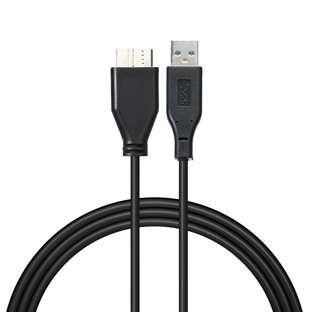 Новый 50 см USB 3 0 кабель Пластиковый черный Мини штекер A к Micro B кабели для передачи