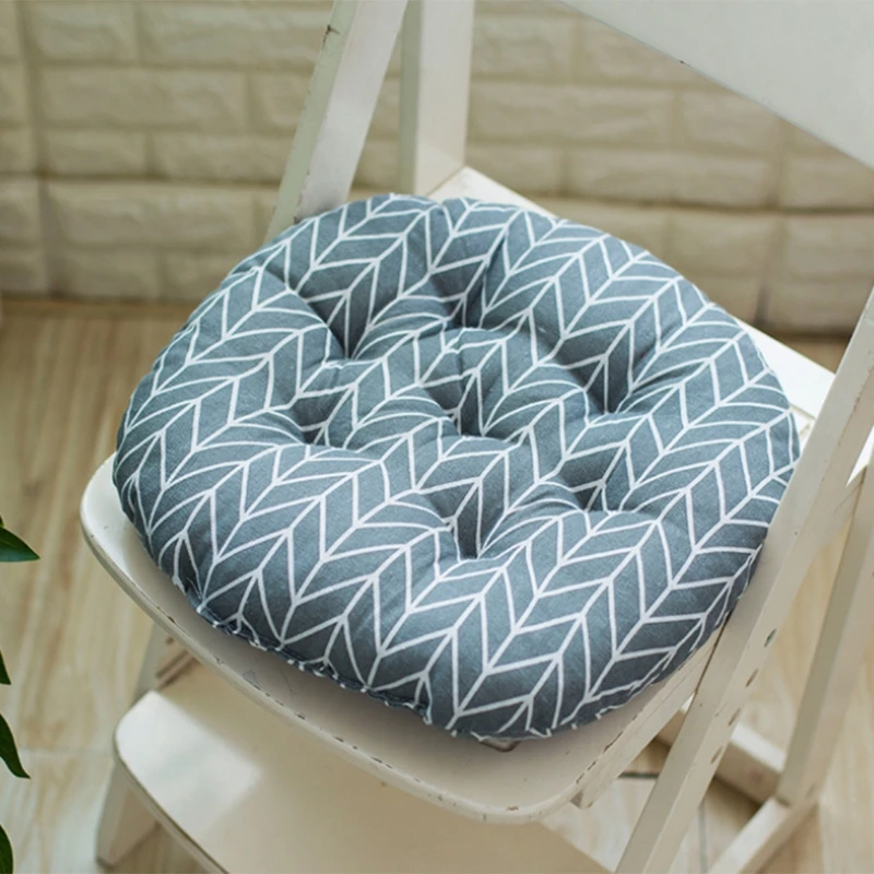 40 см круглые диванные стулья в стиле бохо напольная Подушка листья