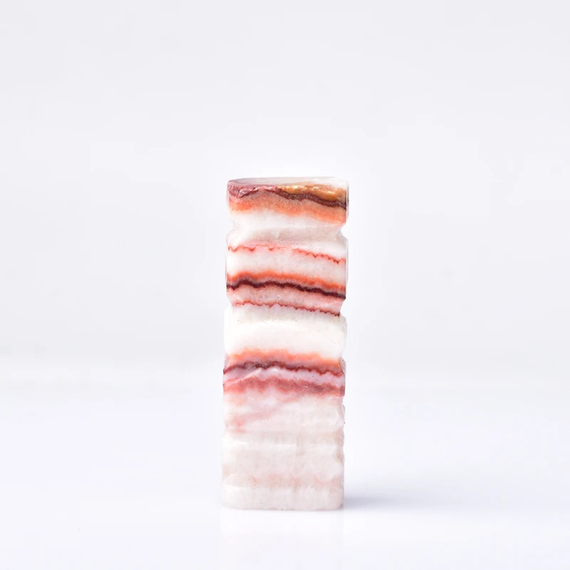 

Natural Playing with strip quartz Rhodochrosite Red Streak Reiki Crystal Point Mineral Jewelry Can For Home Decoration DIY Gift