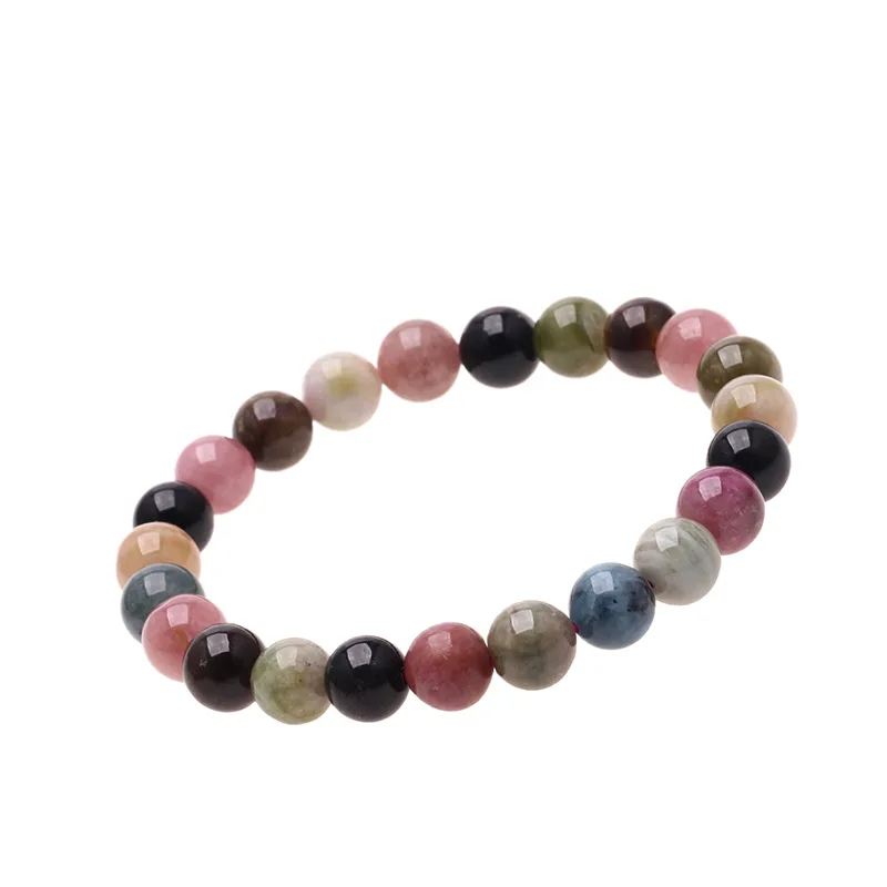 Естественное сочетание турмалинового браслета из натурального камня 6 мм 8 10