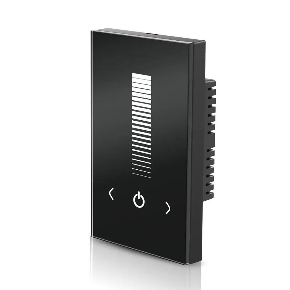 Настенная стеклянная сенсорная панель светодиодный диммер контроллер яркости 12