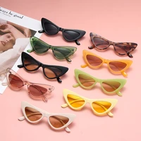 trendy accessories uv400 narrow small frame sunglasses for women fashion eyewear retro sunglasses