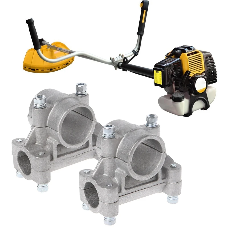 

1Pc 26/28mm Handle Bracket Clamp For Grass Trimmer Brush Cutter Lawn Mower Part