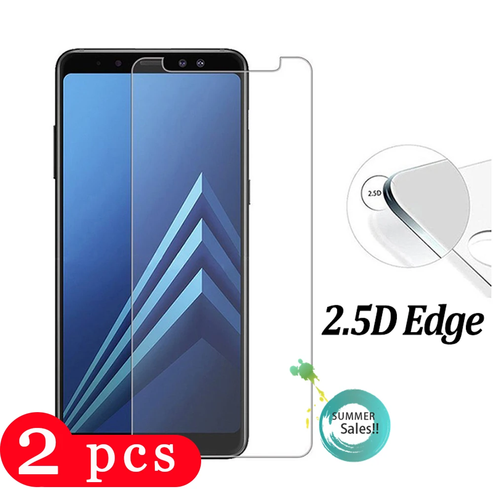 

2Pcs 9H tempered glass for samsung Galaxy j5 j7 pro 2017 protective film j6 j8 2018 phone screen protector on glass smartphone