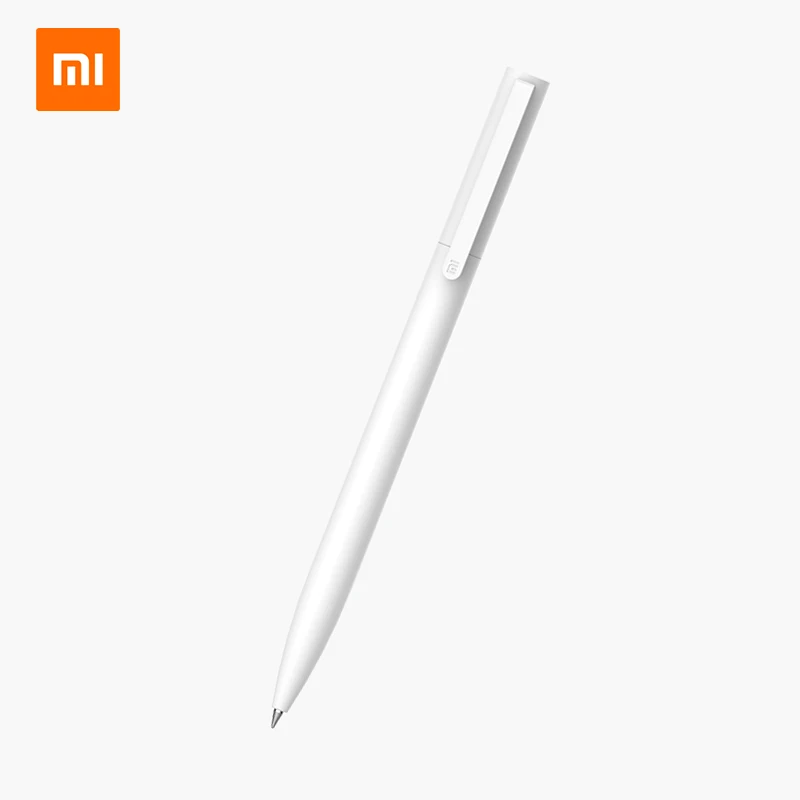 Оригинальные гелевые ручки Xiaomi 0 5 мм с отжимным стержнем Черный Гладкий