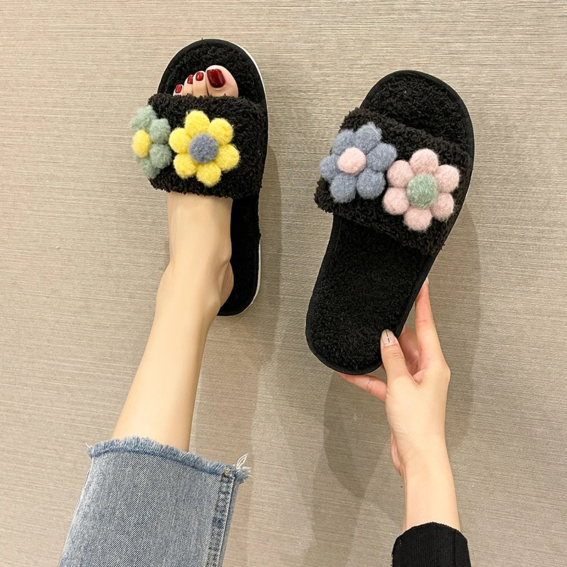 

Women's slippers autumn low-heeled platform rubber suede women's shoes fashion all-match women's shoes personality hot selling