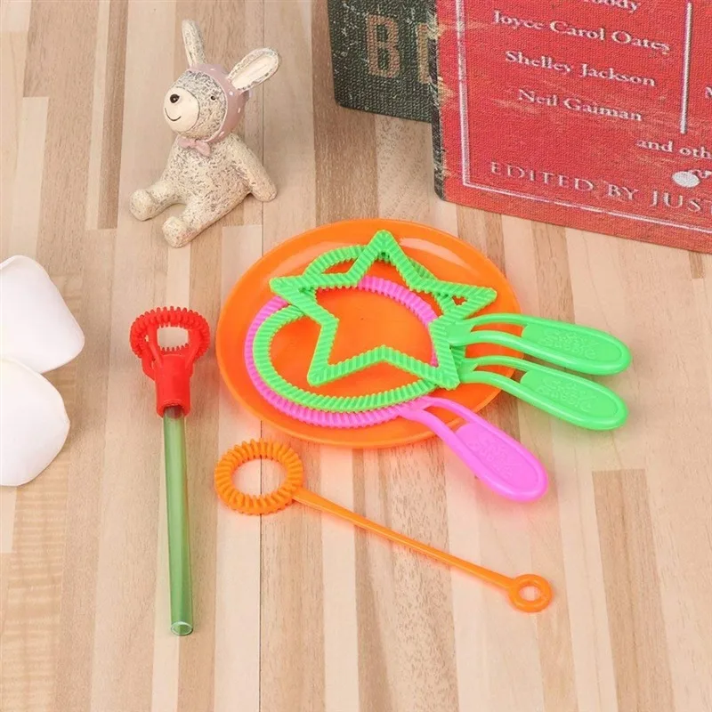 

New 6 Stks/set Blazen Bubble Zeep Gereedschap Speelgoed Bubble Sticks Set Bubble Blower Machine Kinderen Dag geschenken toys