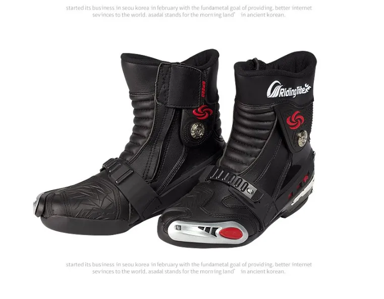Fastrider выше лодыжки сапоги в байкерском стиле Байк Off для мотогонок езды по