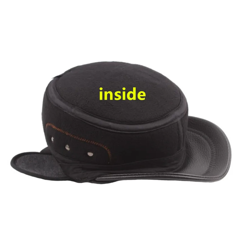 Зимние теплые наушники SILOQIN для среднего возраста военные шапки Качественная