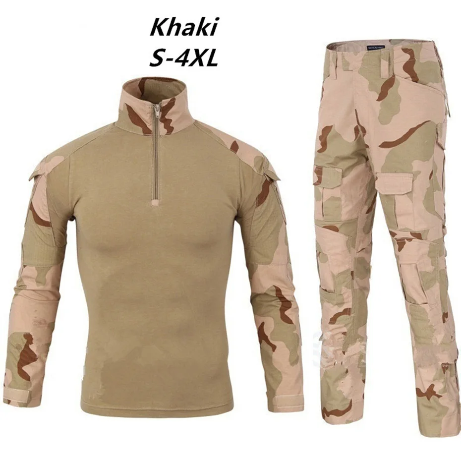 Новый модный мужской комплект с длинным рукавом камуфляжный капюшоном