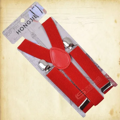 Новинка Эластичные подтяжки с 3 зажимами классические черные для детской одежды