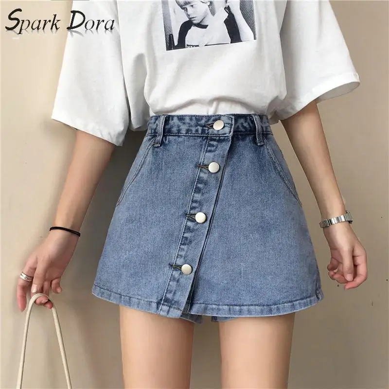 

Женские джинсовые шорты SparkDora, S-2XL, весна-лето 2020