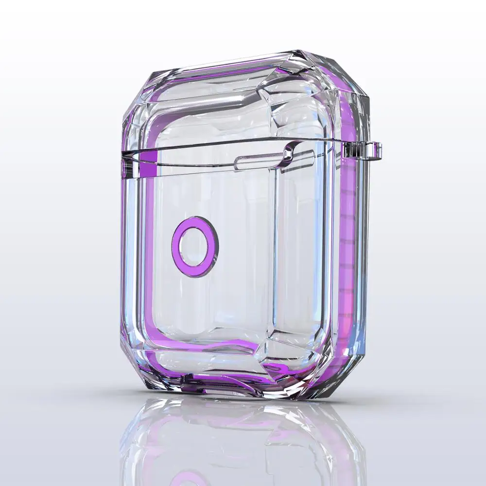 Прозрачный мягкий силиконовый чехол для Apple AirPods2 противоударный защитный AirPods 2