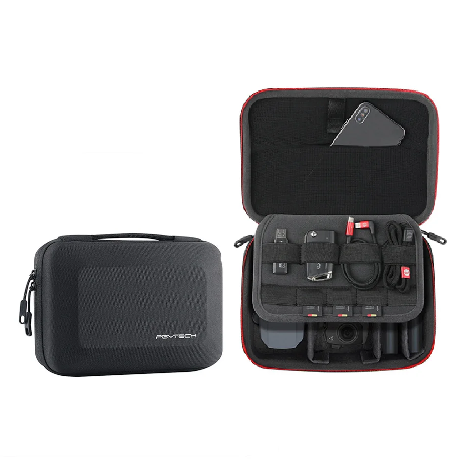 Black hard shell bag DJI Mavic мини сумка для хранения дорожный Чехол для переноски противоударный наплечный мешок для DJI MAVIC Mini Drone MT1SS5 Fly больше комбо - Цвет: Black hard shell bag
