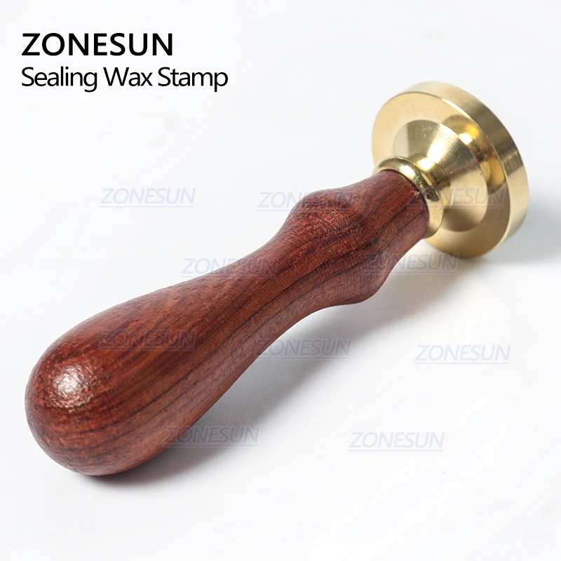 Штамп ZONESUN специальная печать с деревянной ручкой для упаковки подарков