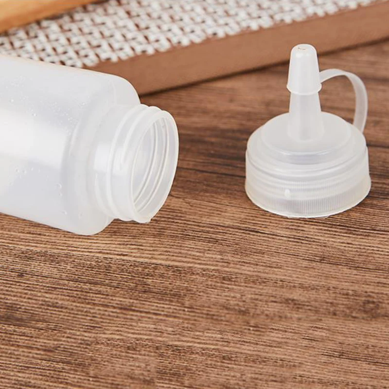 

8pcs New Plastic Squeeze Bottles 12oz Condiment Dispenser Ketchup Mustard 360ml