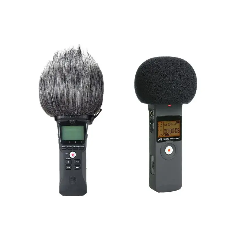 

Furry Windscreen Muff Cover Foam Filter Microphone Windproof Cover for Zoom H1 Hot Sale