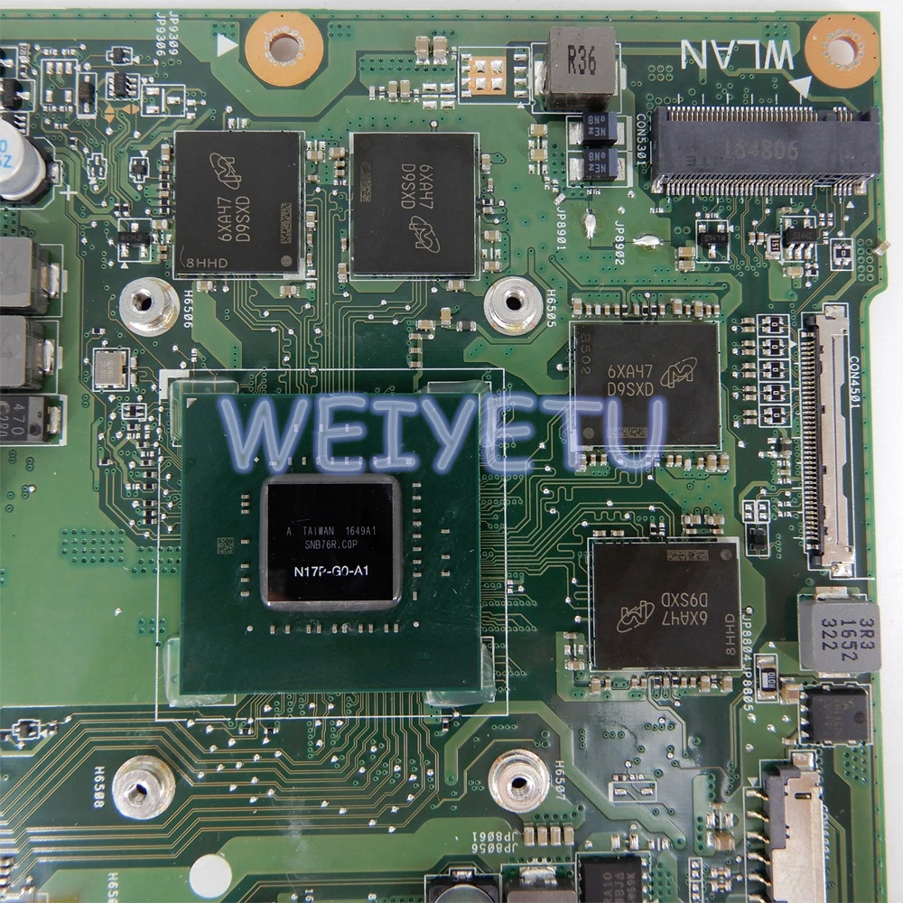 

GL753VD Motherboard REV2.0 I7-7700CPU N17P-GO-A1 For ASUS GL753V GL753VE FX73V Laptop Motherboard GL753VD Mainboard test 100%