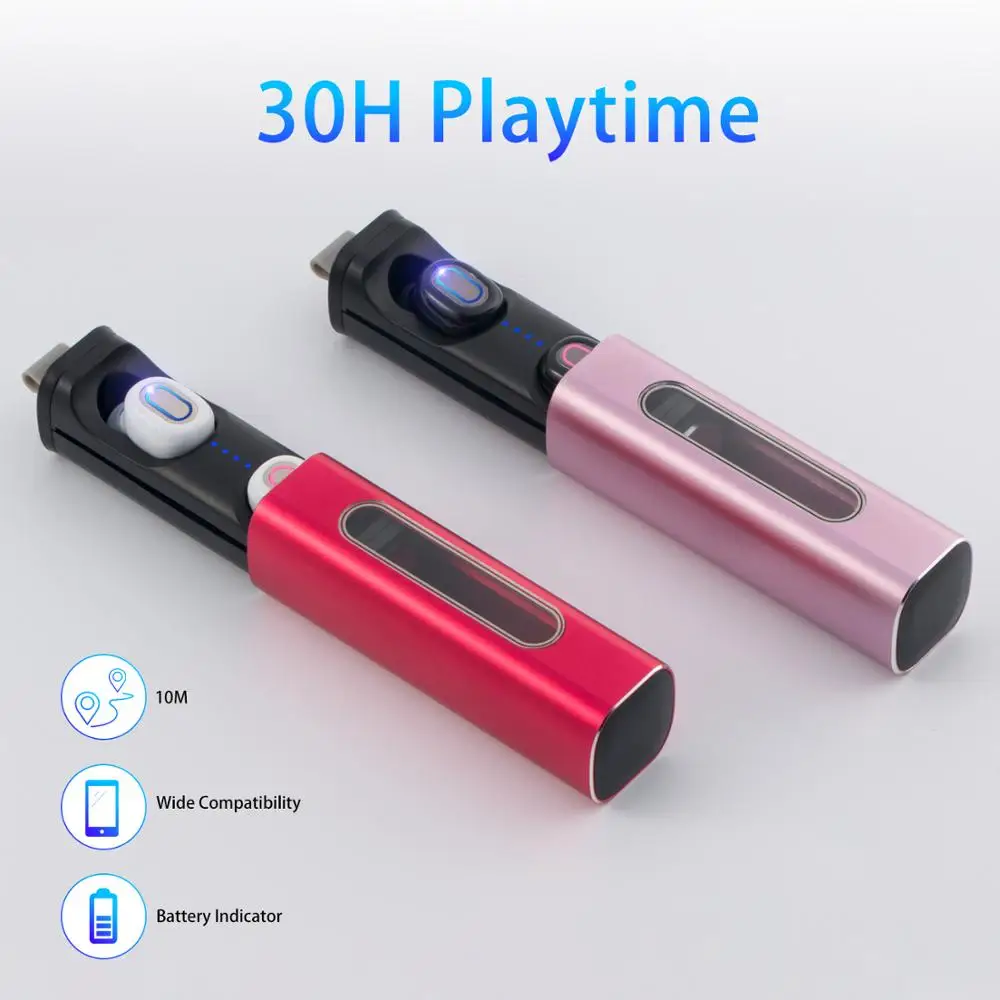 X19S TWS беспроводные наушники 5,0 Bluetooth наушники модель спорт IPX7 водонепроницаемый действительно беспроводной завод интеллектуальный сенсорный