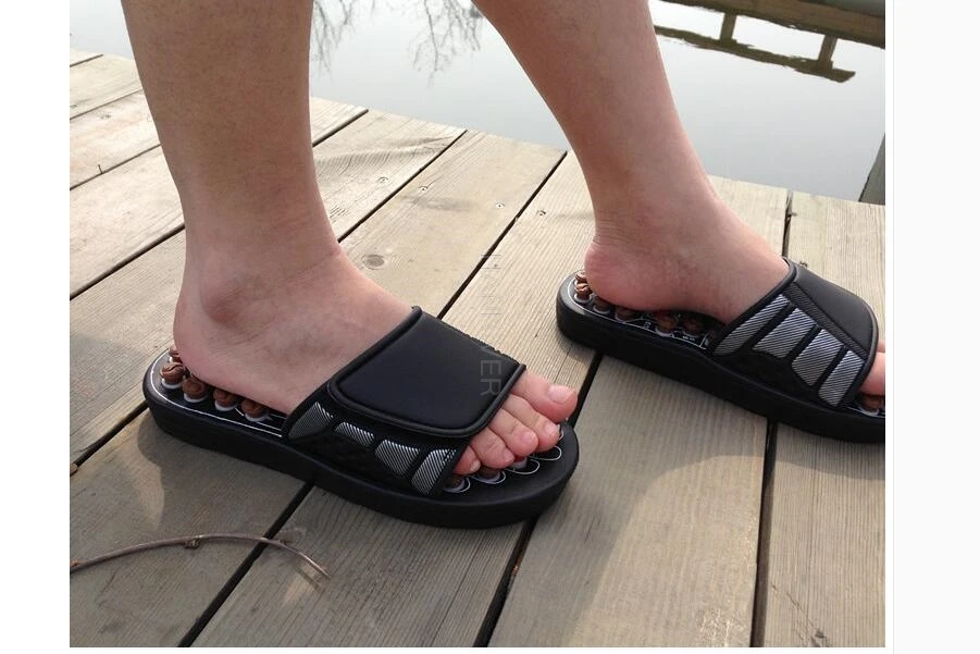 Массажные тапочки для ног Рефлексология акупунктурная терапия массажер ходьбы