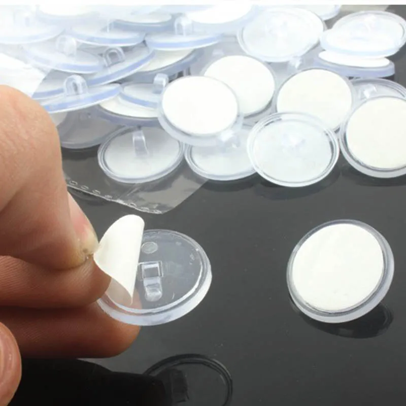 

Прозрачный самоклеящийся крючок 3 см, набор из 20 штук