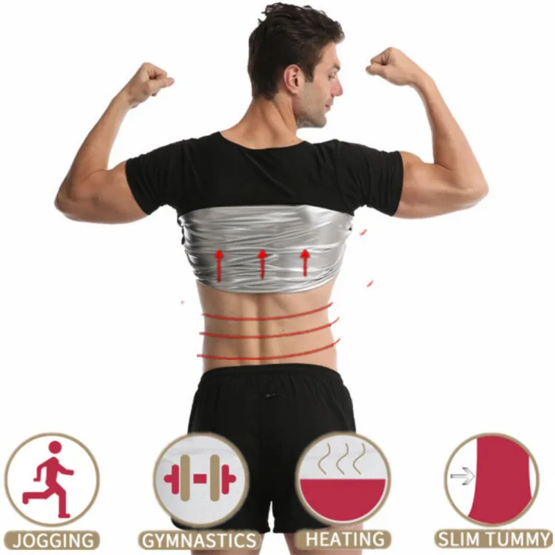 На открытом воздухе размера плюс S-5XL Для мужчин для похудения Traine сауна