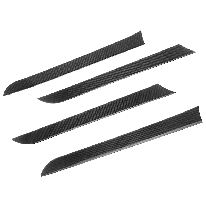 

Carbon Fiber Car Window Door Panel Trim Cover For- A4 B8 A5 2010 2011 2012 2013 2014 2015 2016