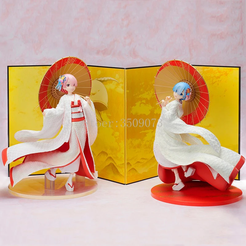 Фигурка аниме Rem и Ram Oirandouchuu Re:ZERO Начальная жизнь в другом мире ПВХ экшн фигурка