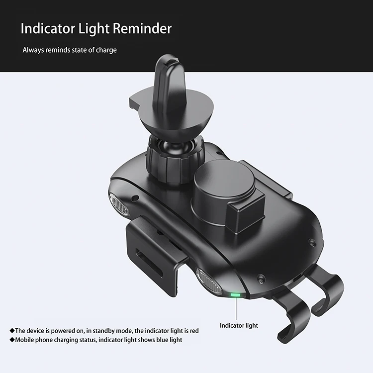 

10W Wireless Charger Car Phone Holder Induction Smart Sensor Charging Stand Mount For Samung S10 Note 10 iPhne 11 Pro Max