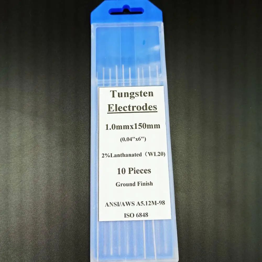 10 шт. 2% лантанированный WL20 вольфрамовый электрод для аргонодуговой сварки 1 0 6 2 4 3