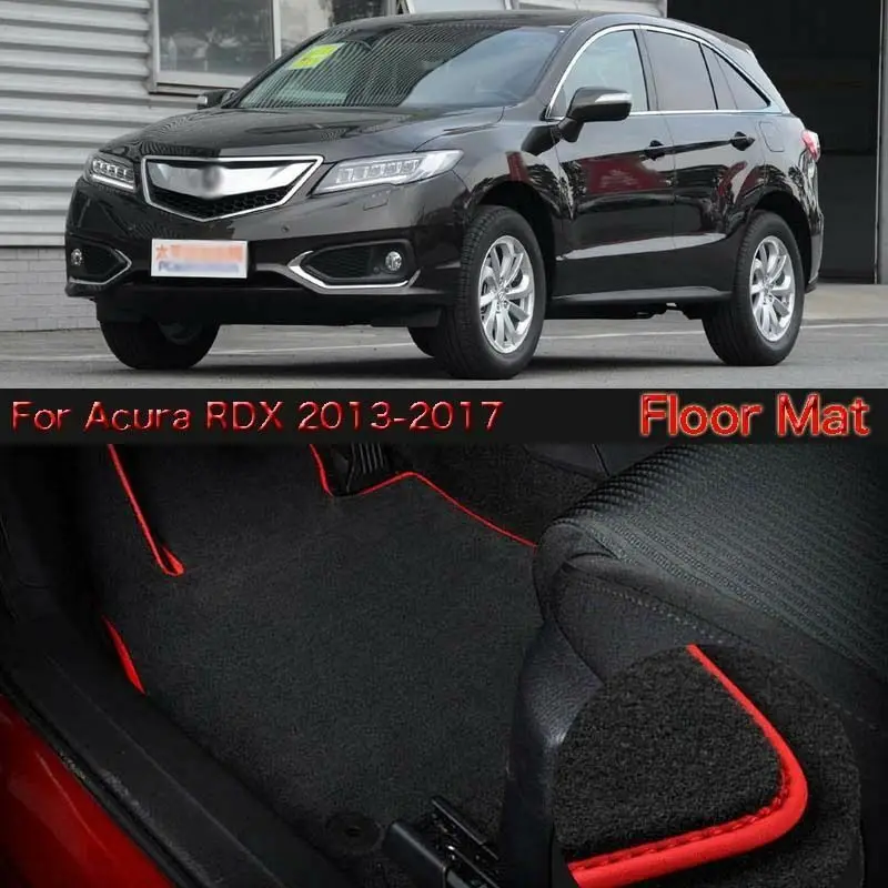 

SmRKE для Acura RDX 2013-17 автомобильные коврики ковры индивидуальные противоскользящие гидрофил волокно передний и задний полный комплект LHD RHD