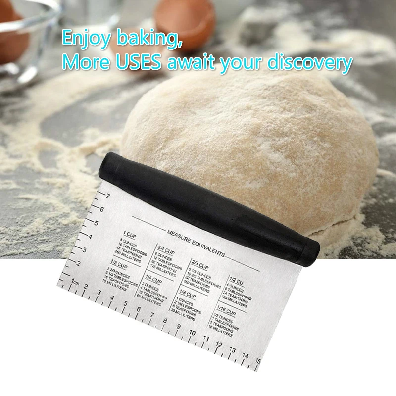 1 шт. Новый Кухонный скребок для резки теста нож разделитель муки кондитерских