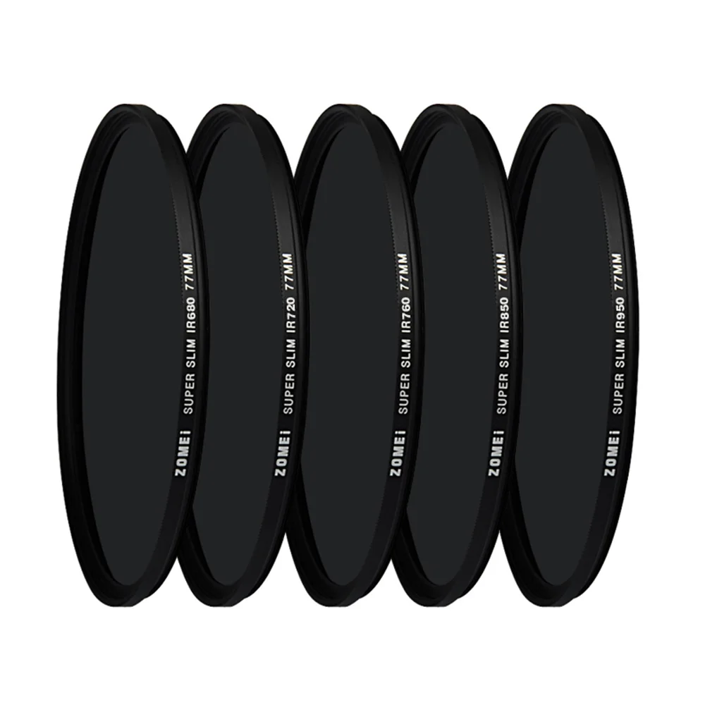 Zomei Infrared IR filter 680nm 720nm 760nm 850nm 950nm 37mm 49mm 52mm 58mm 67mm 72mm 82mm for SLR DSLR camera lens | Электроника