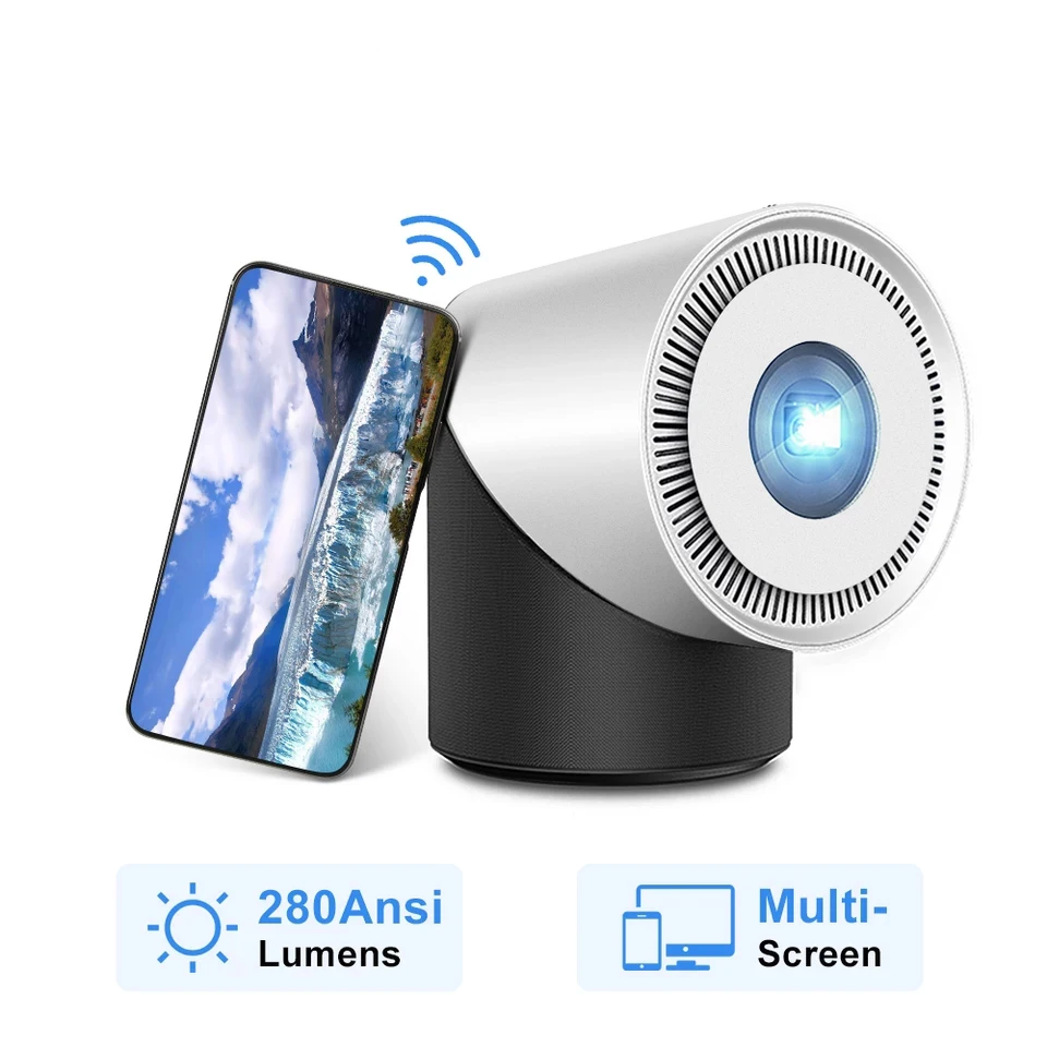 

DLP Projector S211 Portable Mini Projector 280Ansi 1080P Android IOS Phone WiFi Beamer Miracast Airplay Battery 3D Proyector