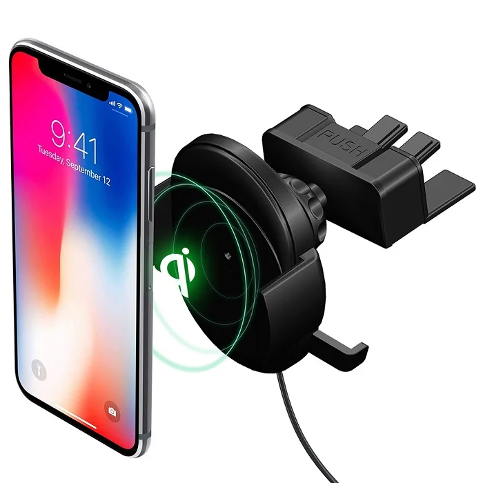 CD Slot Charger 2 Автомобильное беспроводное зарядное устройство для iPhone XS MAX X 8 11 CD слот вентиляционное отверстие Быстрая зарядка держатель телефона для samsung S10 Note 10 9 8 Plus - Тип штекера: CD Slot Charger 2