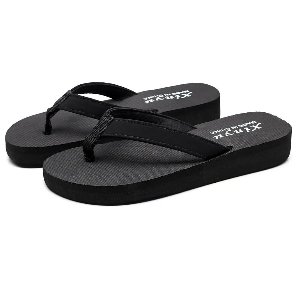 Женские сандалии на плоской подошве в этническом стиле пляжные шлепанцы