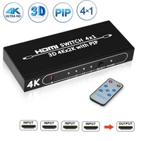 4 port hdmi video switch with pip picture in picture ir remote 4x1 hdmi switcher switches for xbox tv blu ray player