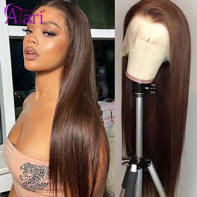 Atari Chocolate Brown 13X4 Lace Front Straight Human Hair Wigs for Women Ginger Brown HD Lace Frontal Wig Brazilian Preplucked
Atari Chocolate Brown 13X4 Lace Front Straight Human Hair Wigs for Women Ginger Brown HD Lace Frontal Wig Brazilian Preplucked