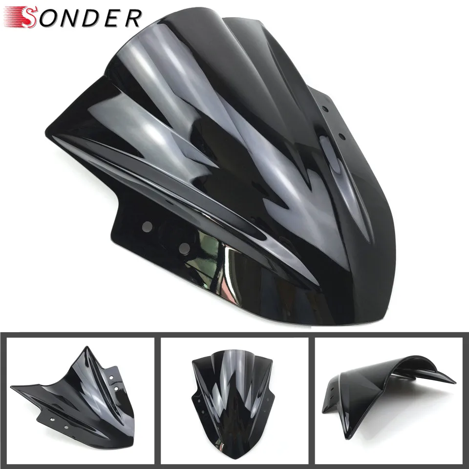 Экран на лобовое стекло для Ninja 300 EX300 EX300R EX 300R отражатель пузырьков с двойным