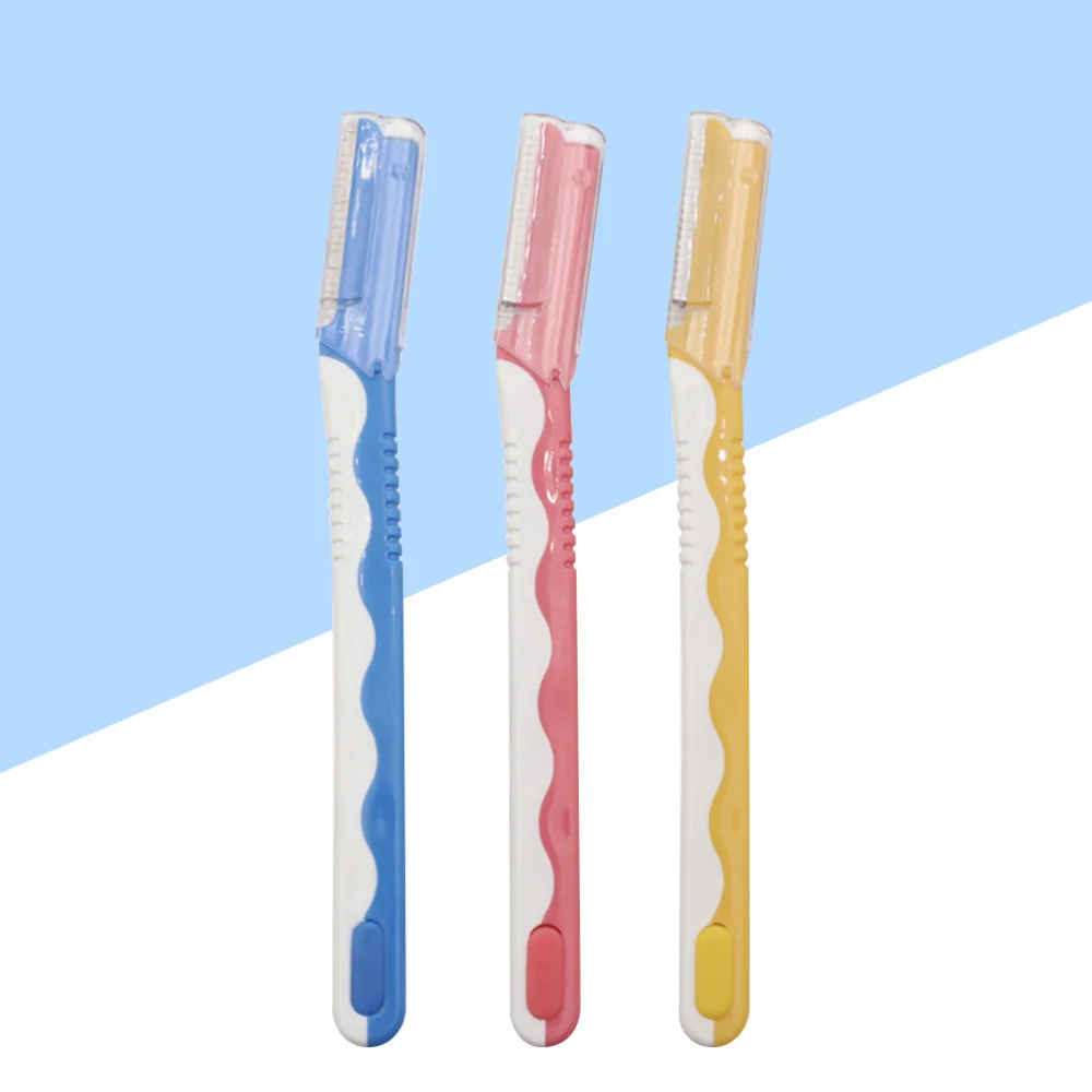 

6pcs Trimmer Portable Stainless Steel Razor Shaper Grooming Shavers with Protective Cap for Ladies and Gir