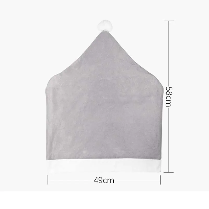 Однотонная Нетканая искусственная Крышка для стула Обложка кухни украшение