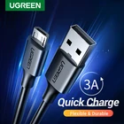 Ugreen кабель micro usb 3 m 2 m 1 m 5v2a зарядное устройство usb кабель для передачи данных для samsung htc huawei мобильный телефон кабели для android телефоны