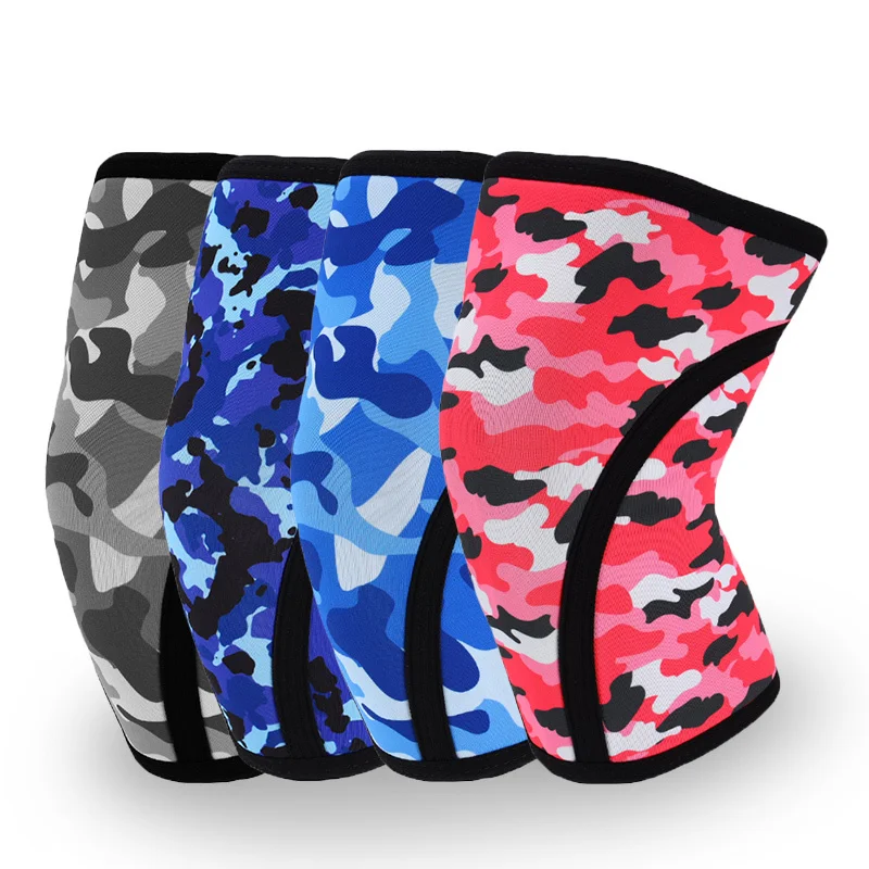 

1 Pair Knee Pads Running Weight Lifting Training Sports Safety Support Knee Brace Athletics Neoprene Knee Compression Sleeve