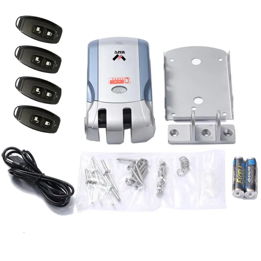 

Wafu 019 Electric Bluetooth-compatible Door Lock With Remote Control/Touch Invisible Smart Lock Wholesale Spain Warehouse 433mhz