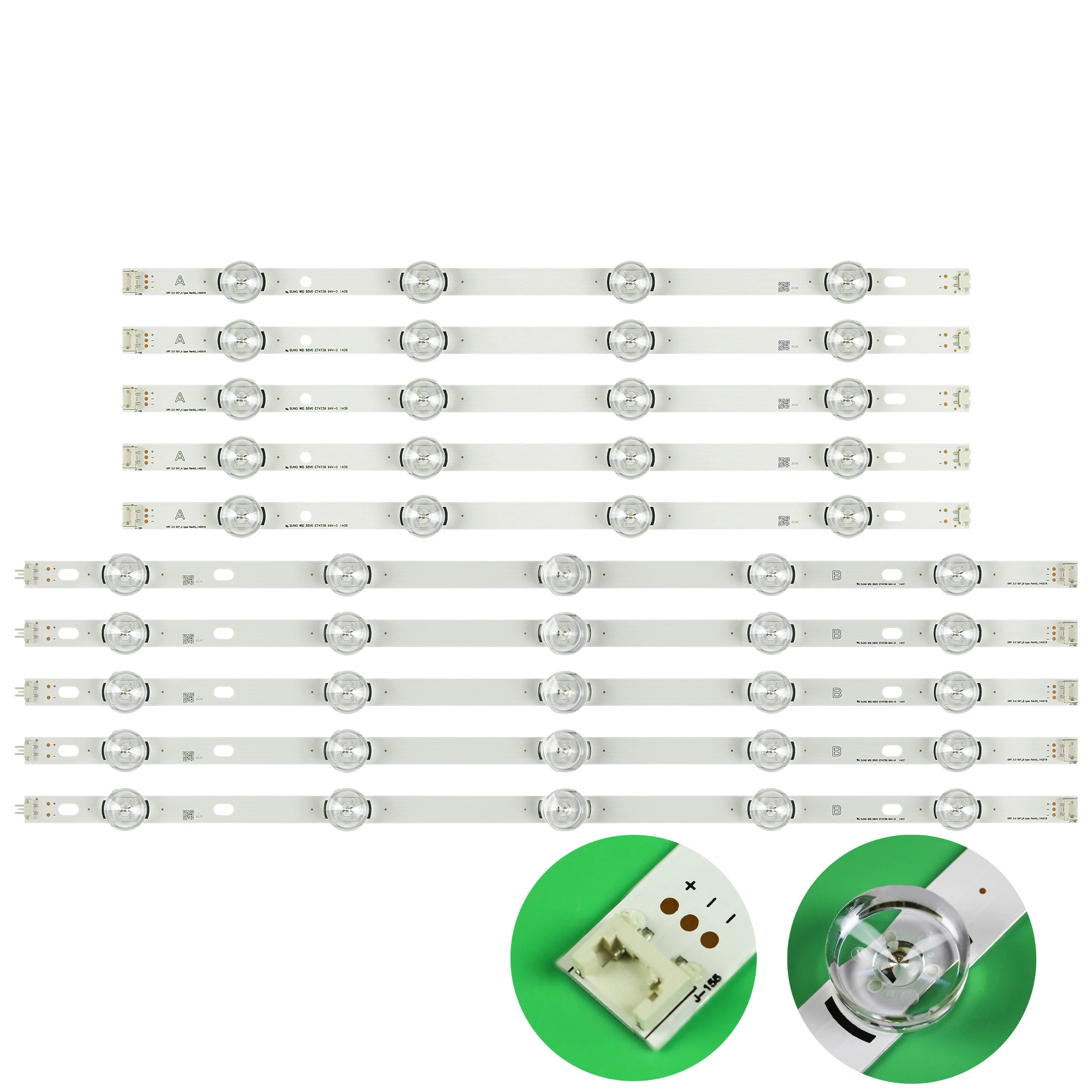 

Светодиодный Подсветка для LG Innotek DRT 3,0 50 "ТВ A/B 140107 6916L-1735A 6916L-1736A 6916L-1978A 6916L-1982A 50lb5610 50LB653V
