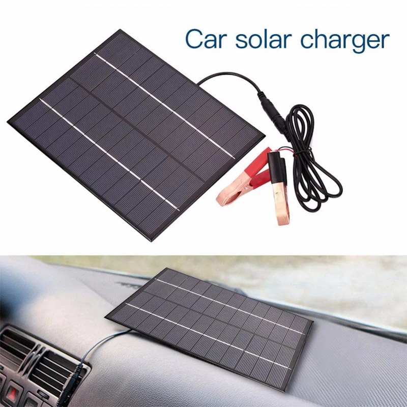 5 W 12V панель солнечной батареи зарядное устройство доска Водонепроницаемая